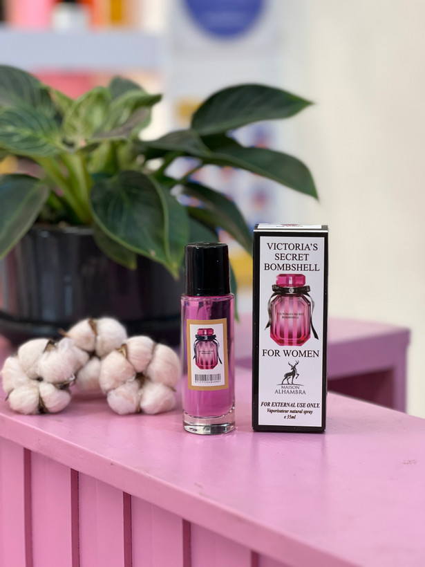 عطر ادوپرفیوم الحمبرا مدل ویکتوریا سکرت بامبشل حجم 30میلی لیتر