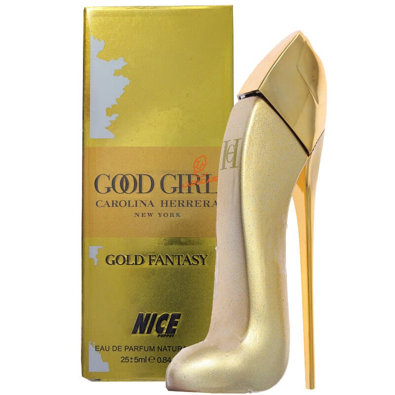 ادوپرفیوم مینیاتوری 25 میل مدل GOOD GIRL GOLD FANTASY گود گیرل گلد فانتزی  نایس