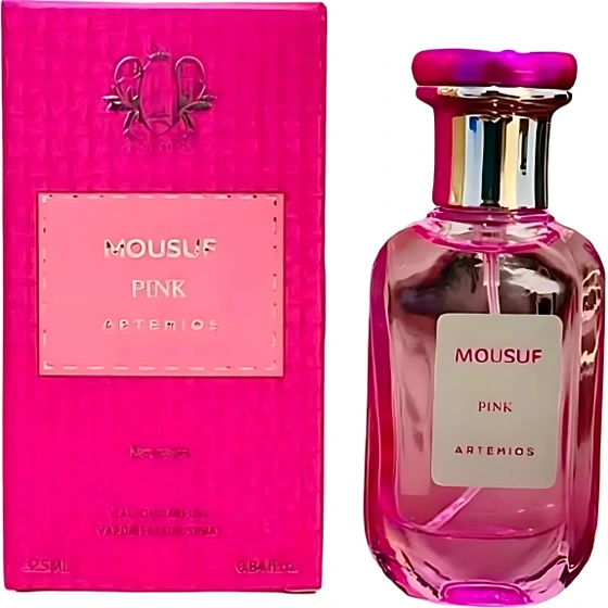 عطرادکلن 25 میل موصوف شرکت آرتمیوس مدل pink (صورتی)