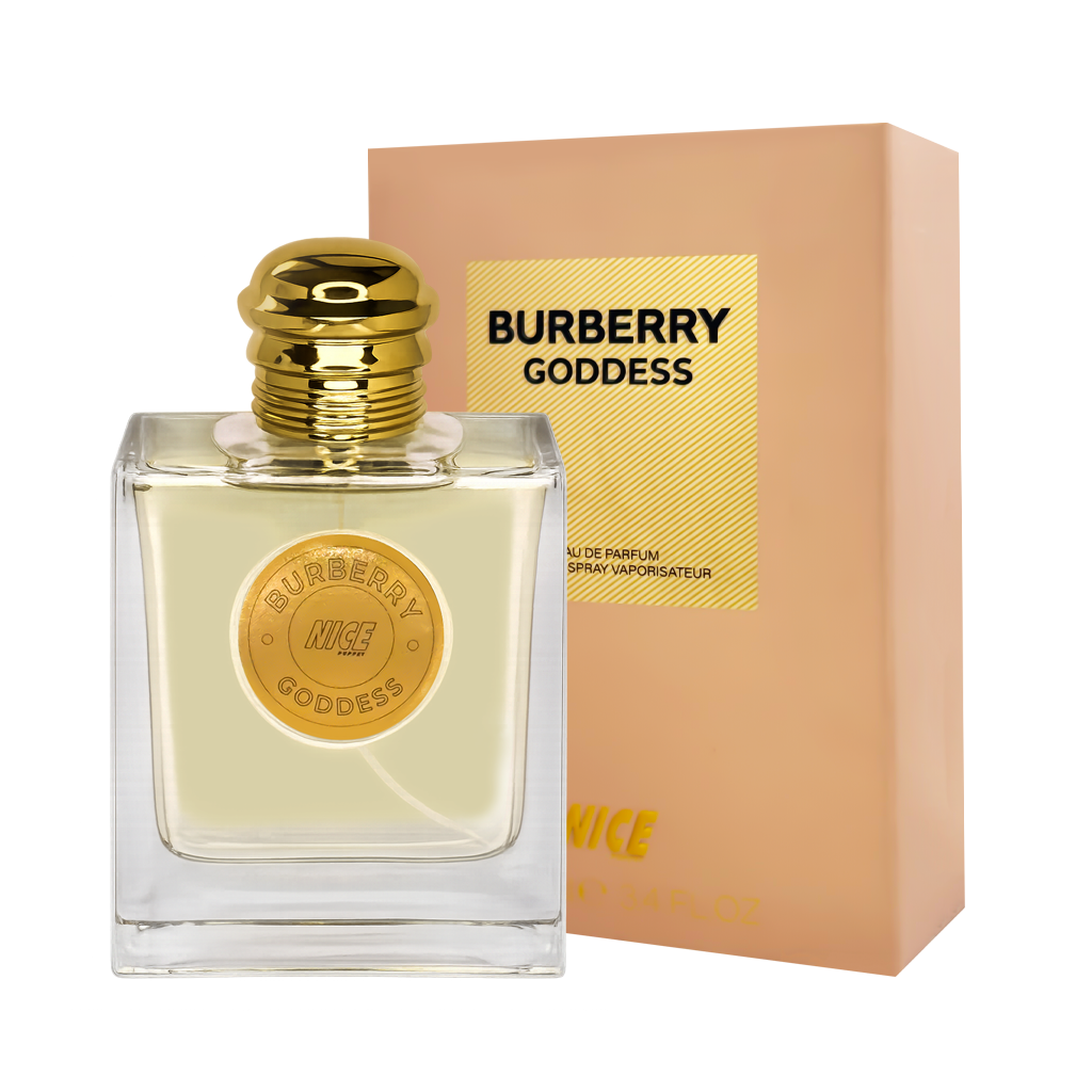 ادوپرفیوم زنانه نایس پاپت Nice مدل باربری گادس Burberry Goddess حجم 100 میلی لیتر